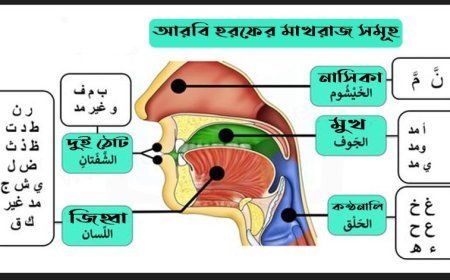মাখরাজের বিবরণ: সঠিক উচ্চারণের সহজ গাইড