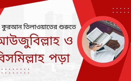 তিলাওয়াতের শুরুতে তা'আওউয ও তাসমিয়াহ্ বা আউজুবিল্লাহ ও বিসমিল্লাহ পড়া